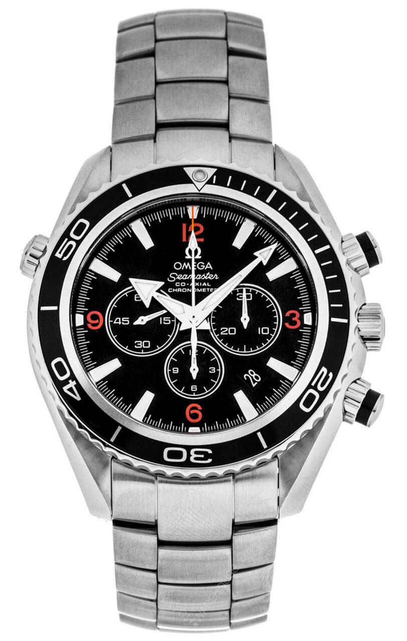 OMEGA Watches SEAMASTER PLANET OCEAN 600M 45.5MM CHRONO MEN'S WATCH 2210.51 - Click Image to Close